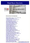 Download Sheet Music from Listing of over 1000 