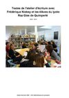 Textes de l'atelier d'écriture avec Frédérique Niobey et les élèves du lycée Roz Glas