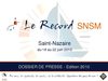 Dossier de presse Record SNSM 2010