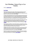 Ears Whistling - Natural Tips to Cure Tinnitus