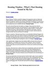 Buzzing Tinnitus - What's That Buzzing Sound in My Ear