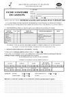 Fiche sanitaire de liaison 2010
