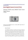 Samsung ST5500 review AMOLED Touch Screen Digital Camera
