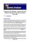 Congestion Ear Ringing - A Quick and Easy Effective Remedy to Get Rid of Tinnitus Naturally