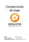 Compte rendu de stage