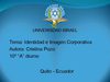 Identidad e Imagen Corporativa