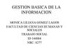 GESTION BASICA DE LA INFORMACION