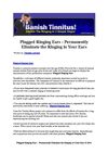 Plugged Ringing Ears - Permanently Eliminate the Ringing in Your Ears