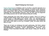 Rapid Prototyping Techniques