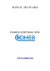 Manual publicación editorial CODHES