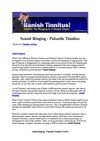 Sound Ringing - Pulsatile Tinnitus