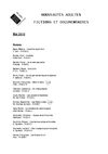 Liste de nouveautés section adultes des silos, médiathèque de Chaumont mai 2010