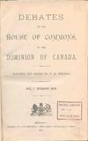 HOUSE OF COMMONS DEBATES ON THE 1875 STATUTE PURPORTING TO ESTABLISH THE SUPREME COURT OF CANADA, EXCERPTED FROM:...