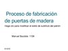 construcción de puertas de madera