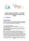 Adhd Teaching Techniques - Teaching Problem Solving Skills to Children with ADHD