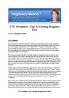 TTC Ovulation - Tips to Getting Pregnant Fast