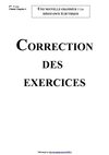 Une nouvelle grandeur : la résistance électrique (Correction des exercices - Version 2009)