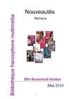 Mai 2010 : Nouveautés romans de la Bfm de Beaubreuil (section adultes)
