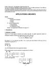 APPLICATIONS LINEAIRES