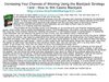 Increasing Your Chances of Winning Using the Blackjack Strategy Card - How to Win Casino Blackjack