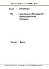 Test4pass HP0-S21 exam pdf dumps study guides