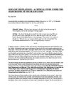 QUR’ANIC REVELATIONS – A CRITICAL STUDY UNDER THE SEARCHLIGHT OF TRUTH AND LOGIC 