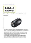 Samsung C20 Camcorder Offers a Touch of Color in Your Life