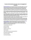Business Administration and human resources management at Centennial