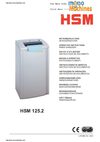 Hsm 125.2 Hs 5 Bundle High Security Shredder With Oiler Manual