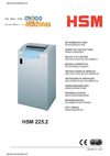 Hsm 225.2 Hs 5 Bundle High Security Shredder With Oiler Manual