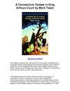 A Connecticut Yankee in King Arthurs Court by Mark Twain, Kindle Edition - 5 Star Review