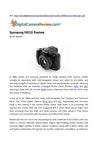 Samsung's New Compact DSLR NX10 Review