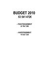 Le budget 2010 pour la ville de Gardanne en détails