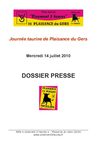 Plaisance du Gers : le dossier presse de la journée taurine 2010