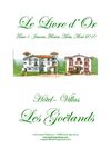 Livre d'Or 2010, tome 1 ,Hotel Villas LES GOELANDS, non fumeur et ecologique à Saint Jean de Luz
