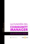 LA FUNCIÓN DEL COMMUNITY MANAGER / Por: AERCO Y TERRITORIO CREATIVO