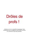 Drôles de profs ! 