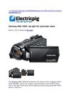 Samsung HMX-H205: low light HD camcorder outed 