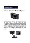 Samsung Showcases Two New Digicams