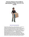 Fellowes Medium SmoothMove Moving Box 8 Pack 16 x 18x 18 Inches - Perfect Size In A Long Lasting Product!