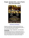 Stryper Greatest HitsLive in Puerto Rico starring Stryper - Stryper (Isaiah 53 5) - Live In Puerto Rico