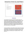 Interaction of Color by Josef Albers - Wonderful Book!