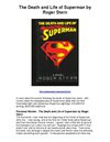 The Death and Life of Superman by Roger Stern - The Quintessential Superman Novel