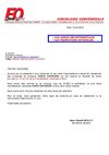 Je tiens par la présente à vous remercier et par votre intermédiaire à remercier l’ensemble des militantes et...