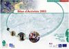 Bilan annuel d'activités 2003 - PNR Scarpe-Escaut