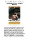 Clemente The Passion and Grace of Baseballs Last Hero by David Maraniss - Well Written And Complete Bio Of A Great...