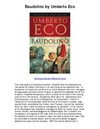 Baudolino by Umberto Eco - The Fourth, Another Different Ue Novel