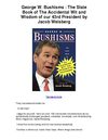 George W BushismsThe Slate Book of The Accidental Wit and Wisdom of our 43rd President by Jacob Weisberg - Hilarious,...