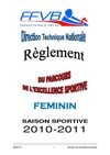Règlement PES Féminin FFVB 2010 2011