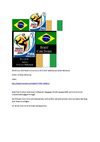 World Cup 2010 Brazil vs Cote Ivoire 20.6.2010 SelMcKenzie Selzer-McKenzie